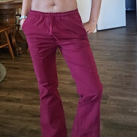 JA ANUU ruby red scrub pants XS - Picture 3 of 13